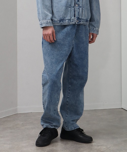 CORPUS SELECT(コーパストーキョー)の「デニム イージーパンツ(その他パンツ・メンズ・ブルー系その他2/ブラック系その他2/ブルー系その他/ブラック系その他・LL/L/M)」の4枚目の写真