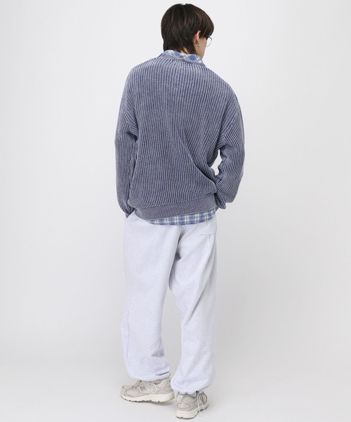 3.3 Field Trip （3.3フィールドトリップ）の「3.3 Field Trip／ピグメントニットカーディガン（ニット/セーター・メンズ・ブラック/ネイビー・FREE）」の10枚目の写真