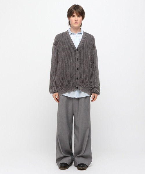 3.3 Field Trip （3.3フィールドトリップ）の「3.3 Field Trip／ピグメントニットカーディガン（ニット/セーター・メンズ・ブラック/ネイビー・FREE）」の13枚目の写真