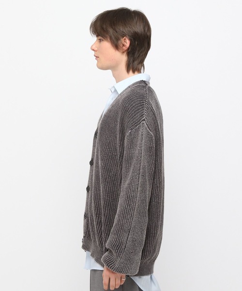 3.3 Field Trip （3.3フィールドトリップ）の「3.3 Field Trip／ピグメントニットカーディガン（ニット/セーター・メンズ・ブラック/ネイビー・FREE）」の15枚目の写真