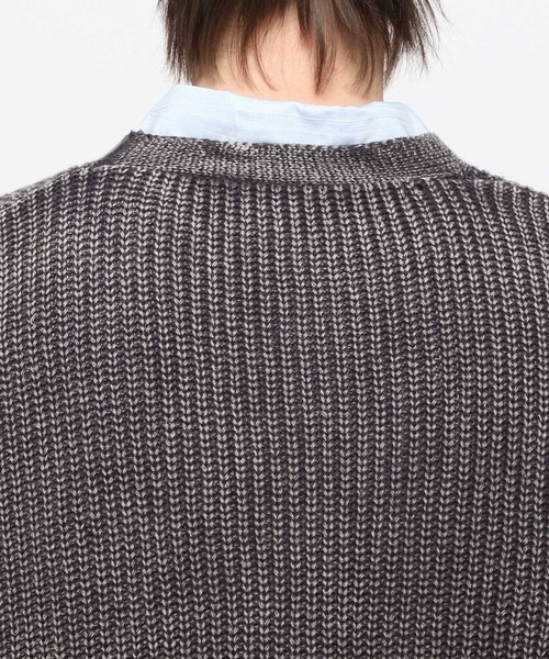 3.3 Field Trip （3.3フィールドトリップ）の「3.3 Field Trip／ピグメントニットカーディガン（ニット/セーター・メンズ・ブラック/ネイビー・FREE）」の21枚目の写真