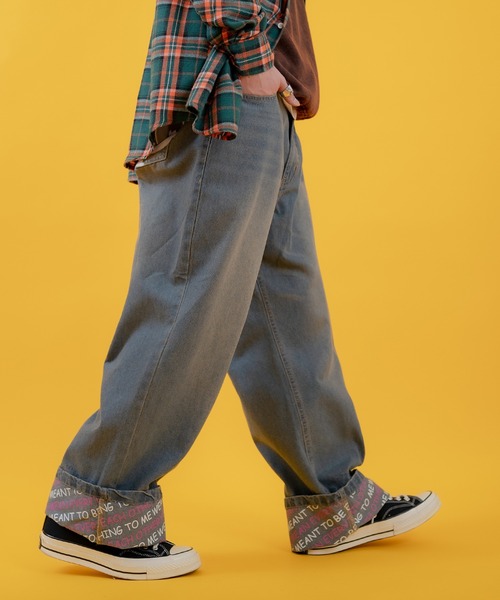 improves（インプローブス）の「プリント使い ロールアップ デニムパンツ（デニムパンツ・メンズ・ブルー系/ブラック系/ブルー/ブラック・MEDIUM/LARGE）」の20枚目の写真