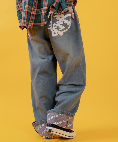 improves（インプローブス）の「プリント使い ロールアップ デニムパンツ（デニムパンツ・メンズ・ブルー系/ブラック系/ブルー/ブラック・MEDIUM/LARGE）」の21枚目の写真