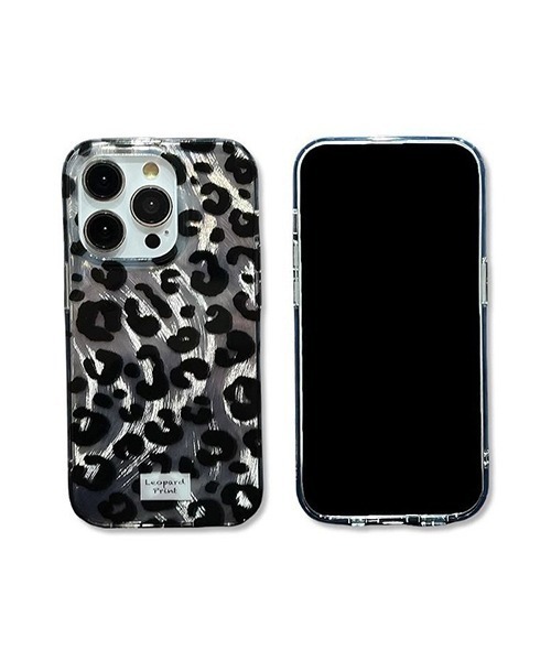 ヒョウ柄 レオパード柄 クリア iPhoneカバー アイフォンケース ipc731