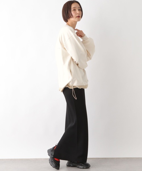 LEPSIM（レプシィム）の「ラグラン異素材切り替えプルオーバー　290957（Tシャツ/カットソー・レディース・オフホワイト/チャコールグレー/アイボリー・FREE）」の16枚目の写真