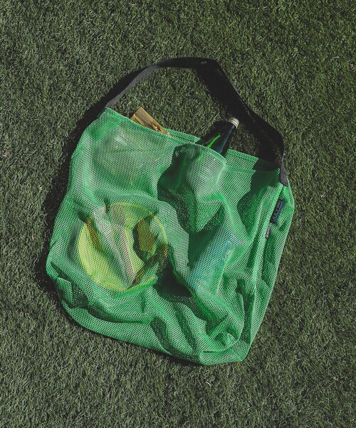 bpr BEAMS(ビーピーアール ビームス )の「【別注】JULY NINE / SUSHI SACK LARGE MESH(エコバッグ/サブバッグ・レディース・ホワイト/ブラック/サックスブルー/オレンジ/グリーン・ONE SIZE)」の3枚目の写真