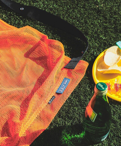bpr BEAMS(ビーピーアール ビームス )の「【別注】JULY NINE / SUSHI SACK LARGE MESH(エコバッグ/サブバッグ・レディース・ホワイト/ブラック/サックスブルー/オレンジ/グリーン・ONE SIZE)」の8枚目の写真