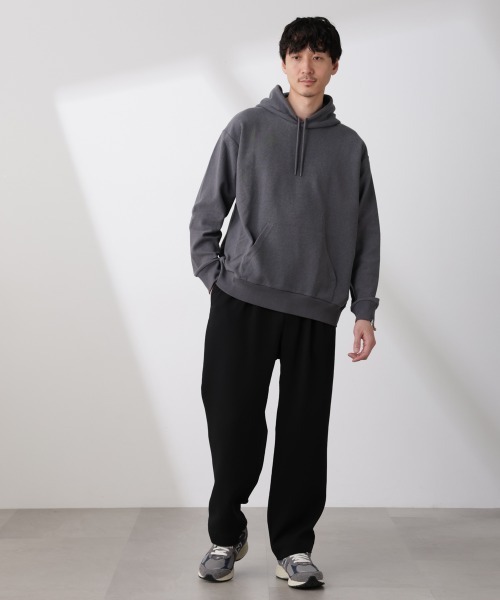 NANO universe(ナノユニバース)の「ブークレダンボールプルオーバーパーカー(パーカー・メンズ・グレー/ホワイト・L/M)」の13枚目の写真