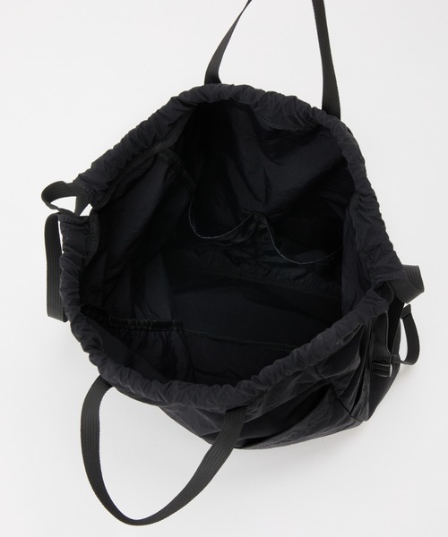 COLONY 2139（コロニートゥーワンスリーナイン）の「超軽量180g ソフトナイロンナップサック（バックパック/リュック・メンズ・ブラック・FREE）」の14枚目の写真