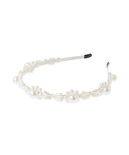 earth music&ecology（アースミュージックアンドエコロジー）の「パールビジューカチューシャ（カチューシャ・レディース・クリア/アイボリー・FREE）」の11枚目の写真