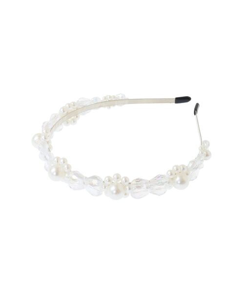 earth music&ecology（アースミュージックアンドエコロジー）の「パールビジューカチューシャ（カチューシャ・レディース・クリア/アイボリー・FREE）」の16枚目の写真
