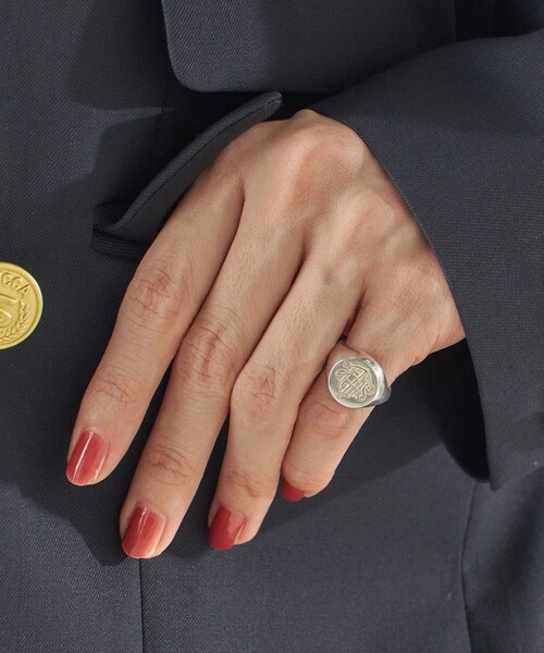 SHIPS シップス50th ANNIV シグネチャー リング(ゴールド) SHIPS｜50th ANNIV シグネチャー リング(ゴールド) | Rakuten