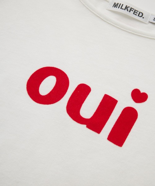 MILKFED.(ミルクフェド)の「OUI PUFF SLEEVE TOP(Tシャツ/カットソー・レディース・ライトパープル/ブラック/ホワイト・S/M)」の17枚目の写真