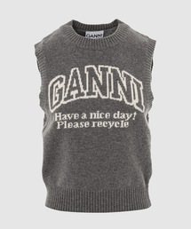 Graphic Wool Vest