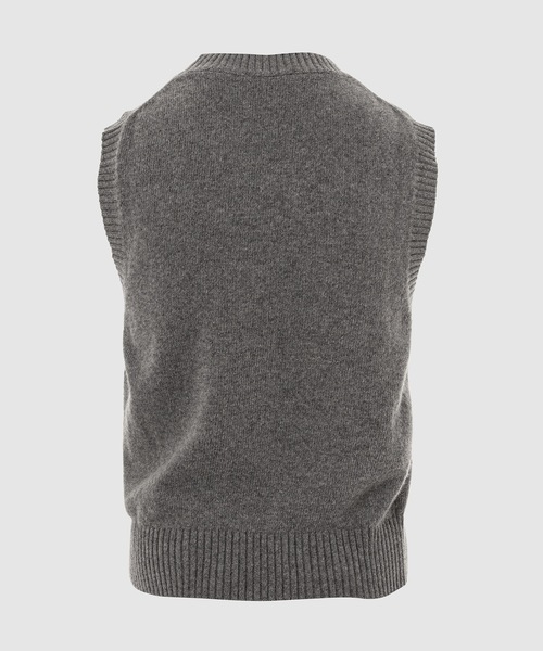 GANNI(ガニー)の「Graphic Wool Vest(ベスト・レディース・グレー系その他・S/M)」の2枚目の写真