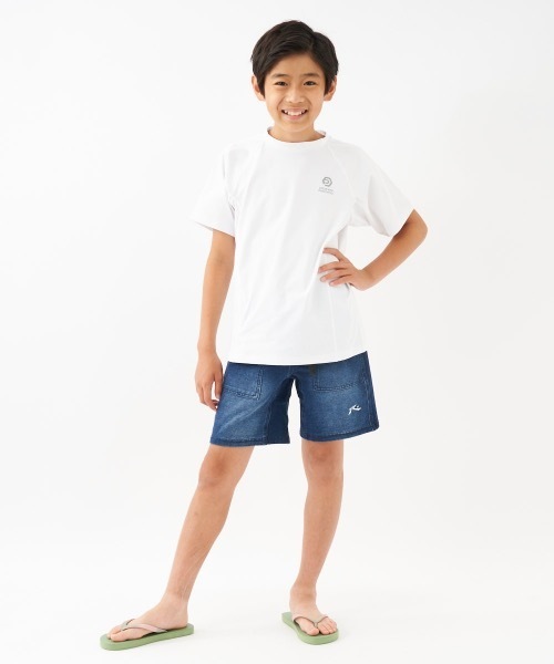 RUSTY(ラスティ)の「【RUSTY/ラスティー】キッズカットデニムショーツ(その他パンツ・キッズ・インディゴブルー/ブルー・130/140/150/160)」の8枚目の写真