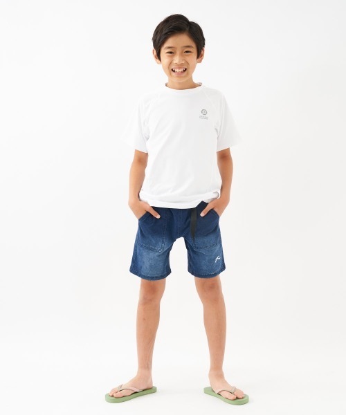 RUSTY(ラスティ)の「【RUSTY/ラスティー】キッズカットデニムショーツ(その他パンツ・キッズ・インディゴブルー/ブルー・130/140/150/160)」の9枚目の写真