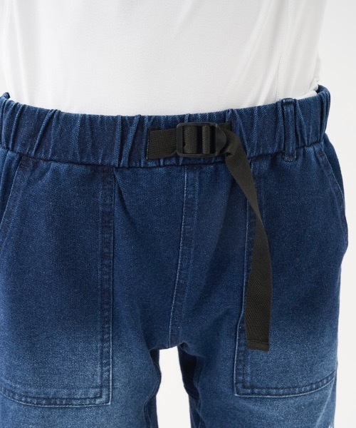 RUSTY(ラスティ)の「【RUSTY/ラスティー】キッズカットデニムショーツ(その他パンツ・キッズ・インディゴブルー/ブルー・130/140/150/160)」の4枚目の写真
