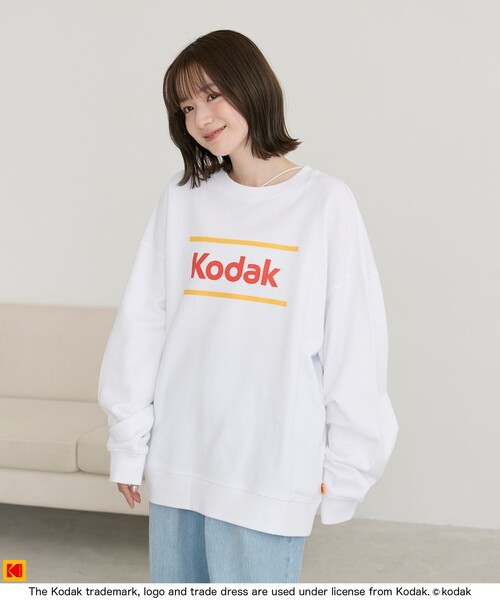 coen（コーエン）の「【Kodak/コダック】フロントロゴスウェット（スウェット・メンズ・ブラック/ホワイト・L/M/XL）」の7枚目の写真