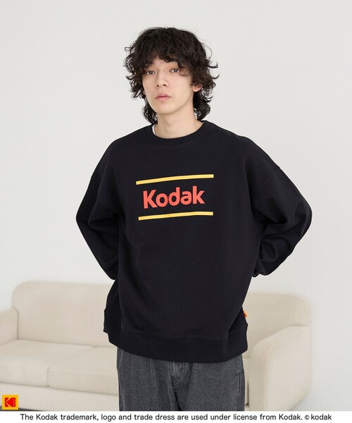 coen（コーエン）の「【Kodak/コダック】フロントロゴスウェット（スウェット・メンズ・ブラック/ホワイト・L/M/XL）」の10枚目の写真