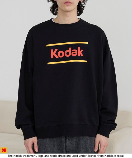 coen（コーエン）の「【Kodak/コダック】フロントロゴスウェット（スウェット・メンズ・ブラック/ホワイト・L/M/XL）」の14枚目の写真