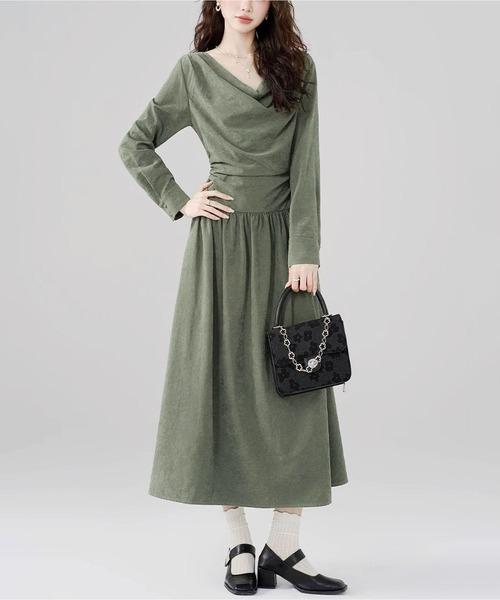 セール】フレンチ長袖ワンピース（ワンピース）｜MAISON DE THERESE