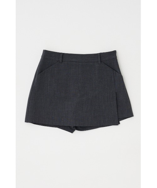 MOUSSY(マウジー)の「WRAP DETAIL ショートパンツ(その他パンツ・レディース・ブラック系その他/ライトカーキ/ダークグレー・1/2)」の7枚目の写真