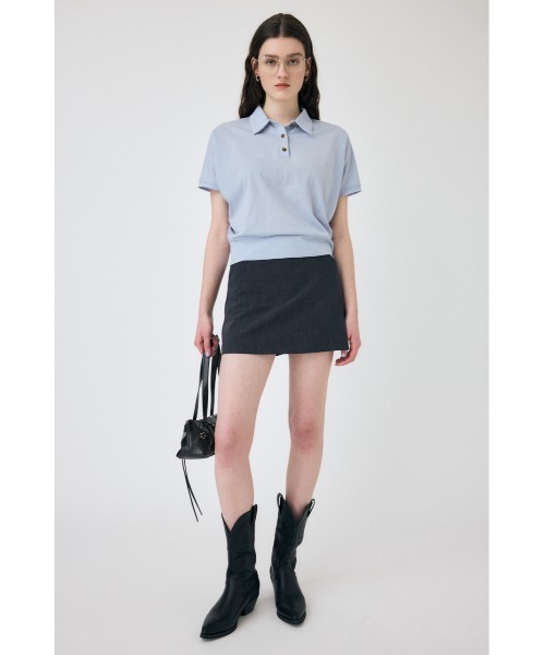 MOUSSY(マウジー)の「WRAP DETAIL ショートパンツ(その他パンツ・レディース・ブラック系その他/ライトカーキ/ダークグレー・1/2)」の9枚目の写真