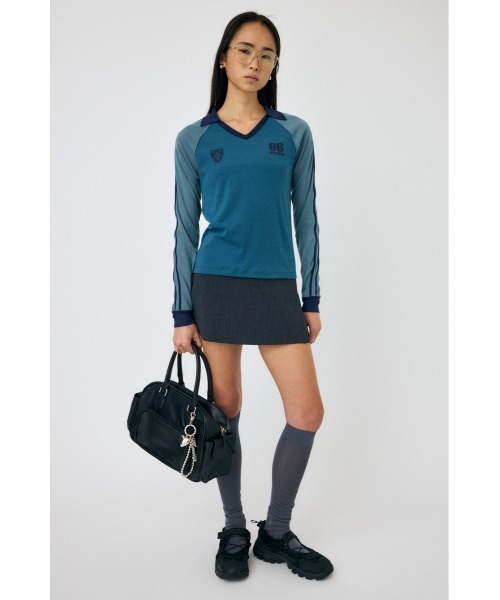 MOUSSY(マウジー)の「WRAP DETAIL ショートパンツ(その他パンツ・レディース・ブラック系その他/ライトカーキ/ダークグレー・1/2)」の11枚目の写真