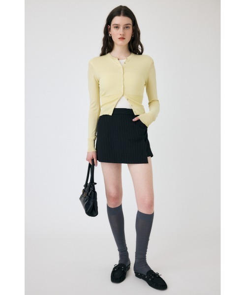 MOUSSY(マウジー)の「WRAP DETAIL ショートパンツ(その他パンツ・レディース・ブラック系その他/ライトカーキ/ダークグレー・1/2)」の14枚目の写真