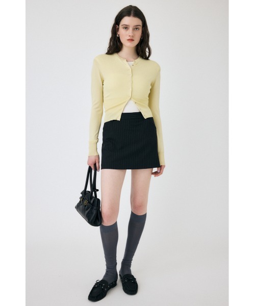 MOUSSY(マウジー)の「WRAP DETAIL ショートパンツ(その他パンツ・レディース・ブラック系その他/ライトカーキ/ダークグレー・1/2)」の15枚目の写真