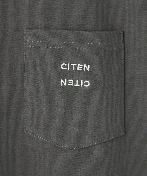 CITEN（シテン）の「＜CITEN＞プレーティングポケットT（Tシャツ/カットソー・メンズ・ネイビー/ダークグレー/ホワイト・L/M/S）」の17枚目の写真