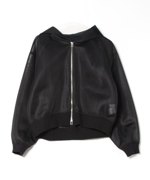 KATHARINE ROSS（キャサリンロス）の「【KATHARINE ROSS】シアーダンボールパーカー（パーカー・レディース・ライトブルー/ブラック・MEDIUM）」の20枚目の写真