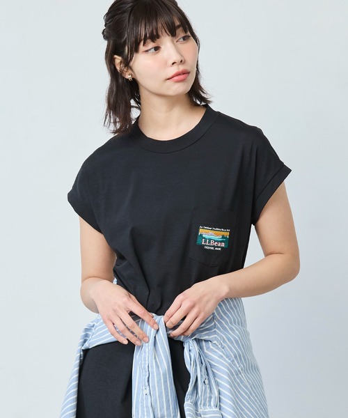 L.L.Bean(エルエルビーン)の「【JAPAN EDITION】サマー・スリーブレス・ドレス(ワンピース・レディース・タン/ブラック系・MEDIUM)」の10枚目の写真