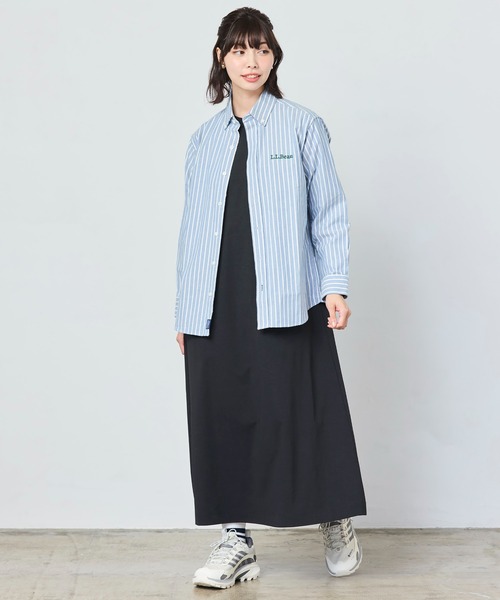 L.L.Bean(エルエルビーン)の「【JAPAN EDITION】サマー・スリーブレス・ドレス(ワンピース・レディース・タン/ブラック系・MEDIUM)」の17枚目の写真
