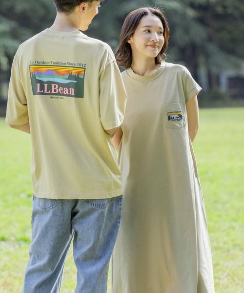 L.L.Bean(エルエルビーン)の「【JAPAN EDITION】サマー・スリーブレス・ドレス(ワンピース・レディース・タン/ブラック系・MEDIUM)」の19枚目の写真