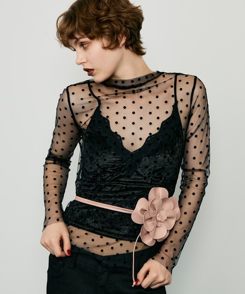 uyu.（ウユ）の「PUレザーローズベルト（ベルト・レディース・ホワイト/ブラック/ピンク・FREE）」の14枚目の写真