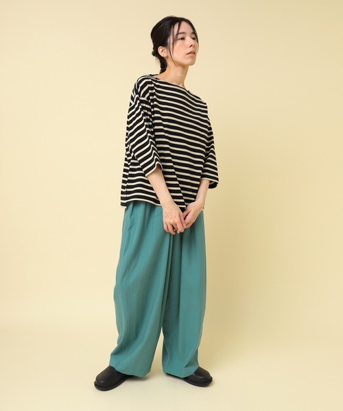 RNA-N(アールエヌエーエヌ)の「R4323 レーヨンギャザーパンツ(その他パンツ・レディース・ピンク/グリーン/キナリ/ブラック・FREE)」の14枚目の写真