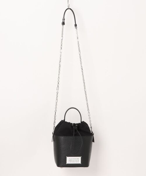 Maison Margiela(メゾンマルジェラ)の「Maison Margiela 5AC BUCKET SMALL(ショルダーバッグ・レディース・ブラック・FREE)」の7枚目の写真