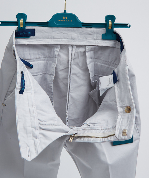 ENTRE AMIS（アントレ アミ）の「【entre amis】スリムフィット チノスラックス / 8188（チノパンツ・メンズ・グレー/ネイビー/ホワイト・29/30/31/32）」の6枚目の写真
