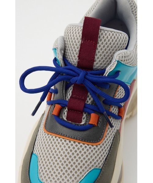 RODEO CROWNS WIDE BOWL（ロデオクラウンズワイドボウル）の「クリアソール ボリュームスニーカー（スニーカー・レディース・マルチ/オフホワイト/ブラック・LARGE/MEDIUM）」の8枚目の写真