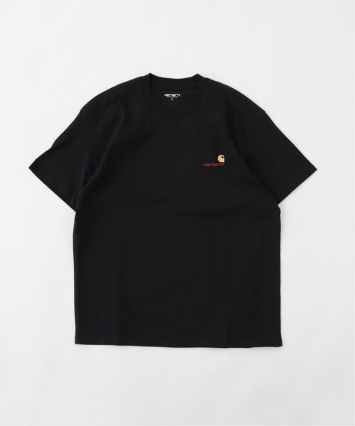 JOINT WORKS（ジョイントワークス）の「Carhartt / カーハートダブルアイピー S/S AMERICAN SCRIPT T-SHIRT（Tシャツ/カットソー・メンズ・グレー/ホワイト/ブラック/ブルー/グリーン・SMALL/MEDIUM/LARGE）」の3枚目の写真