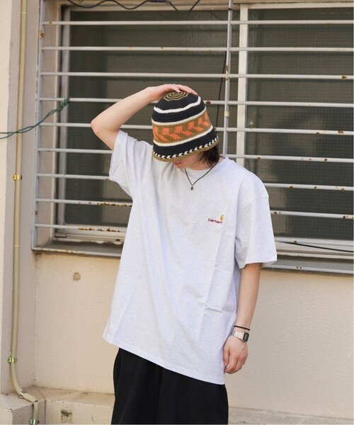 JOINT WORKS（ジョイントワークス）の「Carhartt / カーハートダブルアイピー S/S AMERICAN SCRIPT T-SHIRT（Tシャツ/カットソー・メンズ・グレー/ホワイト/ブラック/ブルー/グリーン・SMALL/MEDIUM/LARGE）」の21枚目の写真