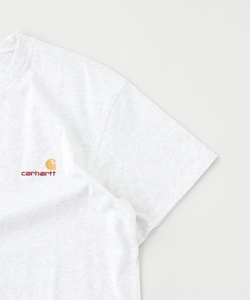 JOINT WORKS（ジョイントワークス）の「Carhartt / カーハートダブルアイピー S/S AMERICAN SCRIPT T-SHIRT（Tシャツ/カットソー・メンズ・グレー/ホワイト/ブラック/ブルー/グリーン・SMALL/MEDIUM/LARGE）」の9枚目の写真