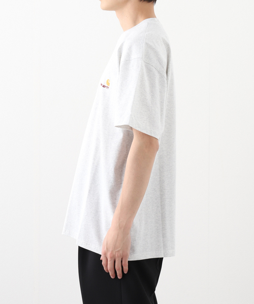 JOINT WORKS（ジョイントワークス）の「Carhartt / カーハートダブルアイピー S/S AMERICAN SCRIPT T-SHIRT（Tシャツ/カットソー・メンズ・グレー/ホワイト/ブラック/ブルー/グリーン・SMALL/MEDIUM/LARGE）」の10枚目の写真