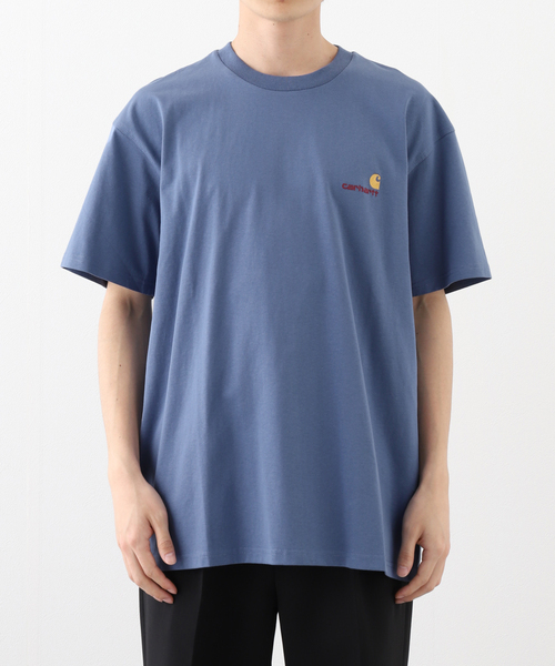 JOINT WORKS（ジョイントワークス）の「Carhartt / カーハートダブルアイピー S/S AMERICAN SCRIPT T-SHIRT（Tシャツ/カットソー・メンズ・グレー/ホワイト/ブラック/ブルー/グリーン・SMALL/MEDIUM/LARGE）」の14枚目の写真