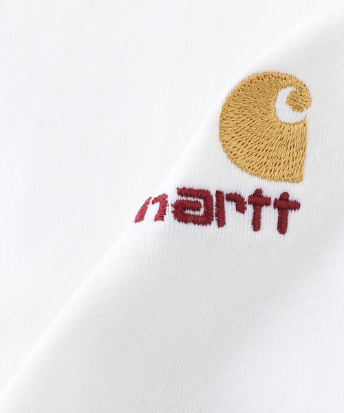 JOINT WORKS（ジョイントワークス）の「Carhartt / カーハートダブルアイピー S/S AMERICAN SCRIPT T-SHIRT（Tシャツ/カットソー・メンズ・グレー/ホワイト/ブラック/ブルー/グリーン・SMALL/MEDIUM/LARGE）」の17枚目の写真