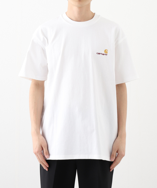 JOINT WORKS（ジョイントワークス）の「Carhartt / カーハートダブルアイピー S/S AMERICAN SCRIPT T-SHIRT（Tシャツ/カットソー・メンズ・グレー/ホワイト/ブラック/ブルー/グリーン・SMALL/MEDIUM/LARGE）」の20枚目の写真