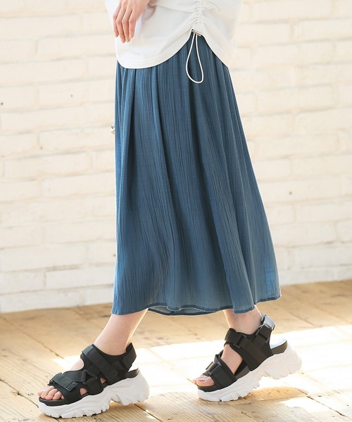 Honeys（ハニーズ）の「ガウチョパンツ（その他パンツ・レディース・ブラック/ブルーグリーン/スミクロ/マスタード/モカ・3L/L/LL/M/S）」の4枚目の写真