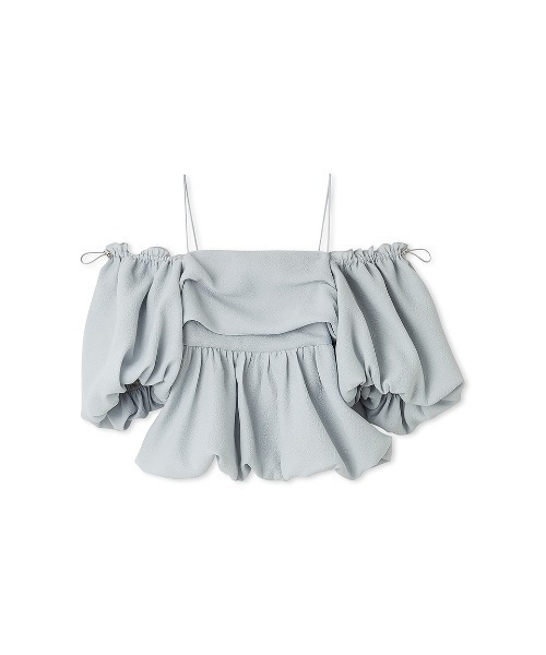 3wayオフショルパフスリーブブラウス／ウォッシャブル（シャツ